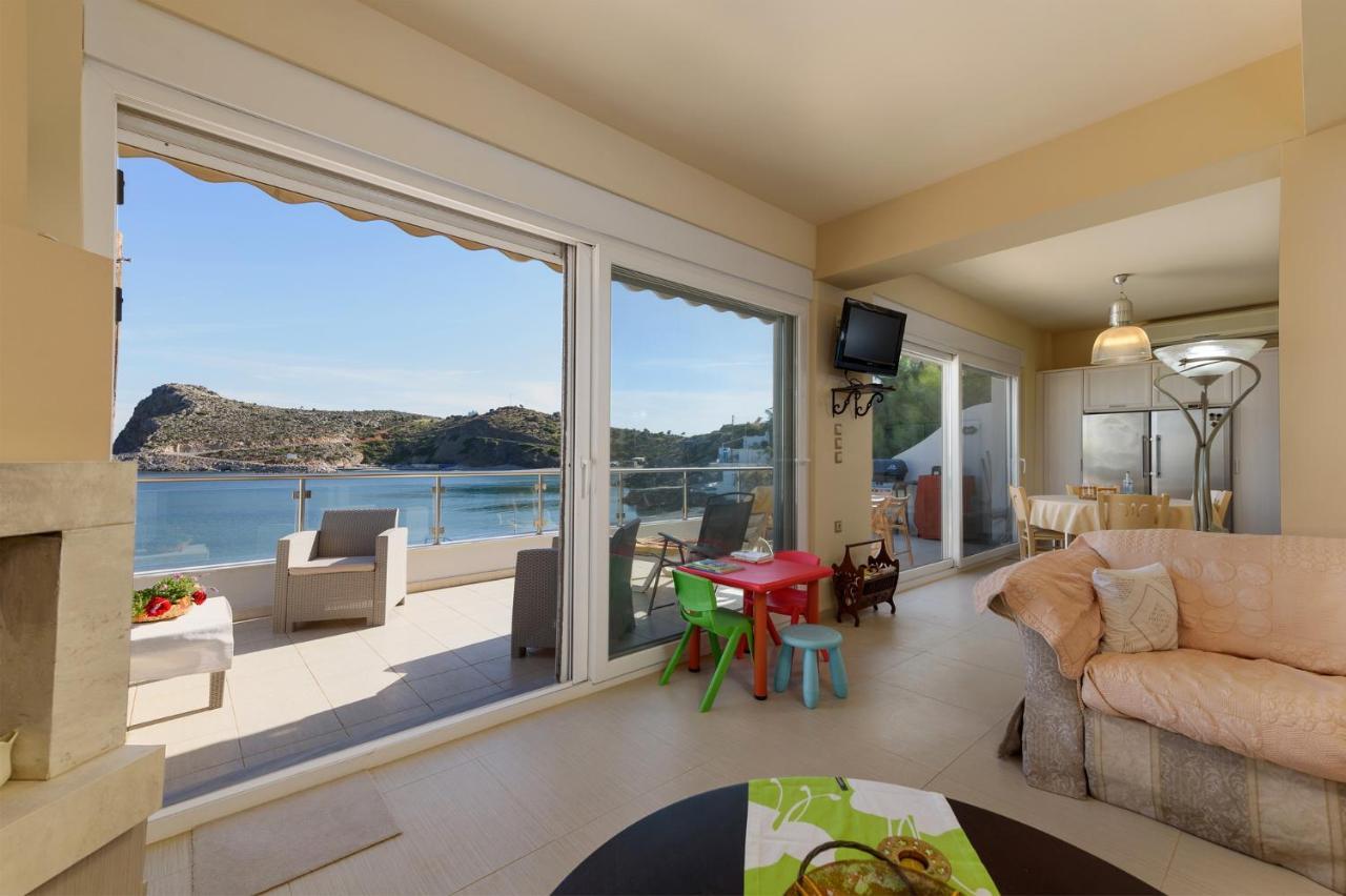 Beach Front Condo South Crete كالوي ليمين المظهر الخارجي الصورة
